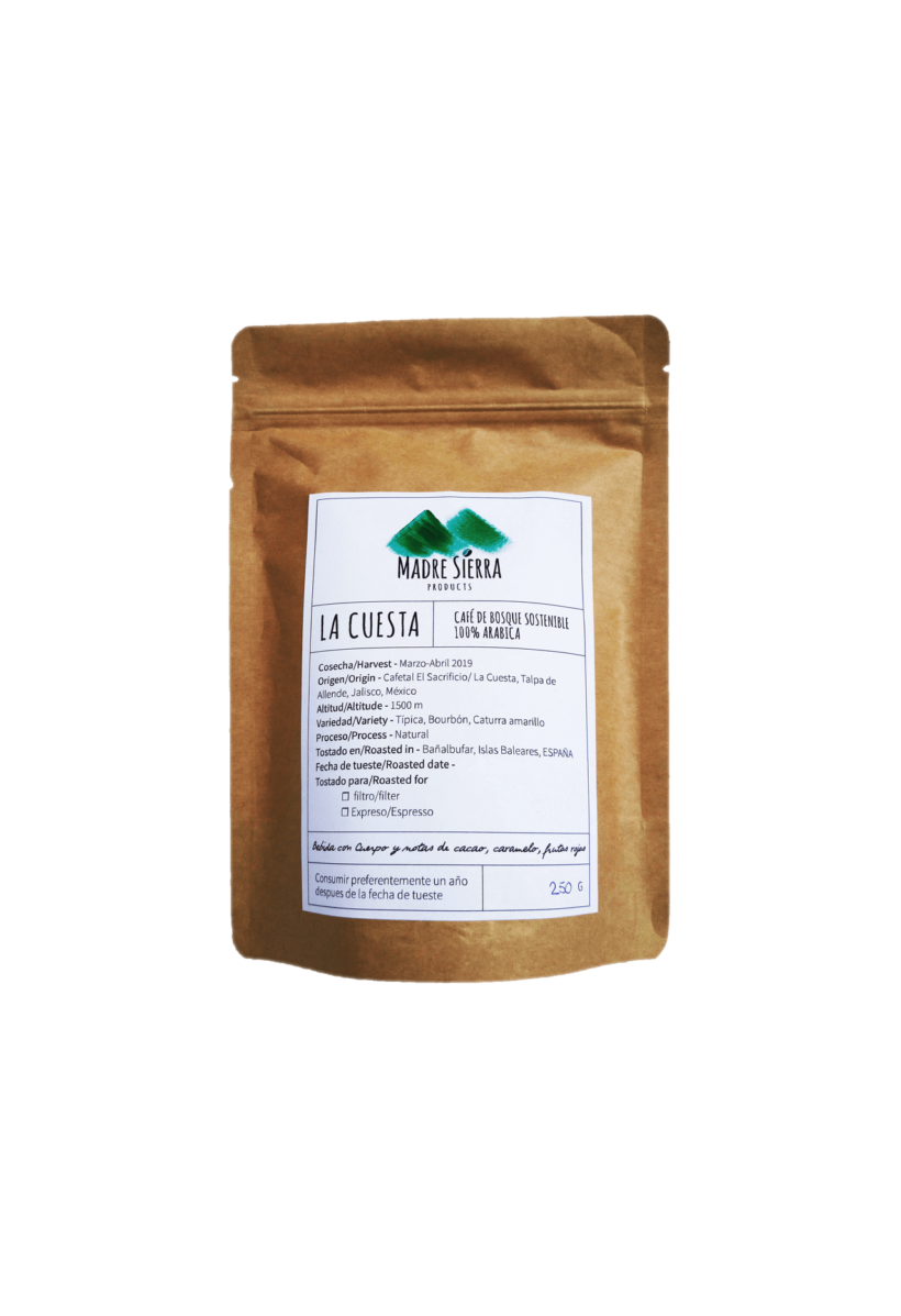 Paquete de café tostado en Mallorca