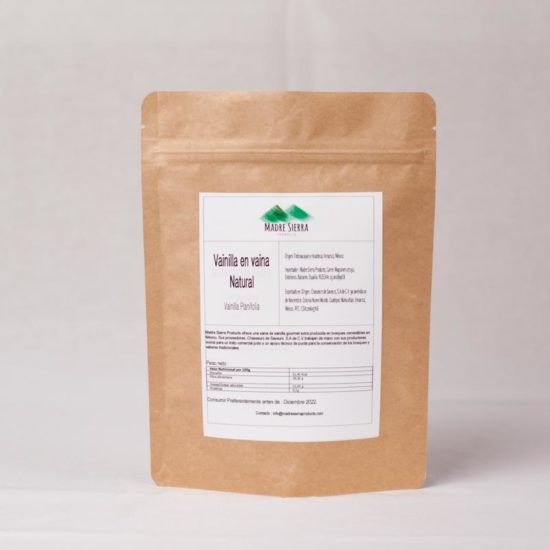 Bolsa vaina de vainilla natural
